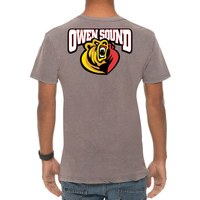 Owen Sound Attack Vintage T-shirt Designed By Ava Amey