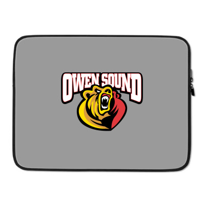Owen Sound Attack Laptop Sleeve Designed By Ava Amey