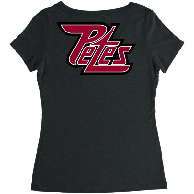 Peterborough Petes Women's Triblend Scoop T-shirt Designed By Ava Amey
