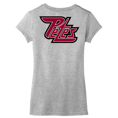 Peterborough Petes Women's V-neck T-shirt Designed By Ava Amey