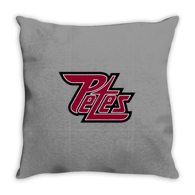 Peterborough Petes Throw Pillow Designed By Ava Amey