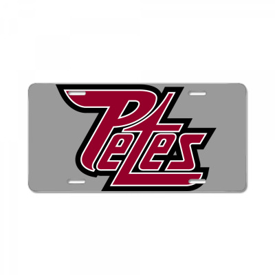 Peterborough Petes License Plate Designed By Ava Amey
