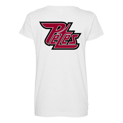 Peterborough Petes Maternity Scoop Neck T-shirt Designed By Ava Amey