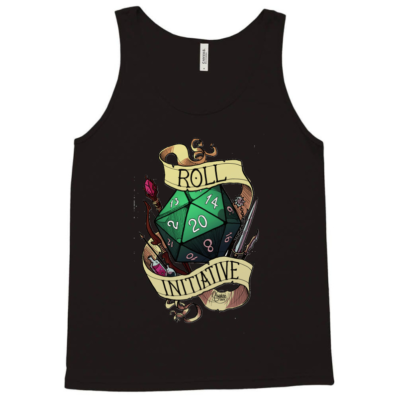 Roll Initiative Tank Top by cm-arts | Artistshot