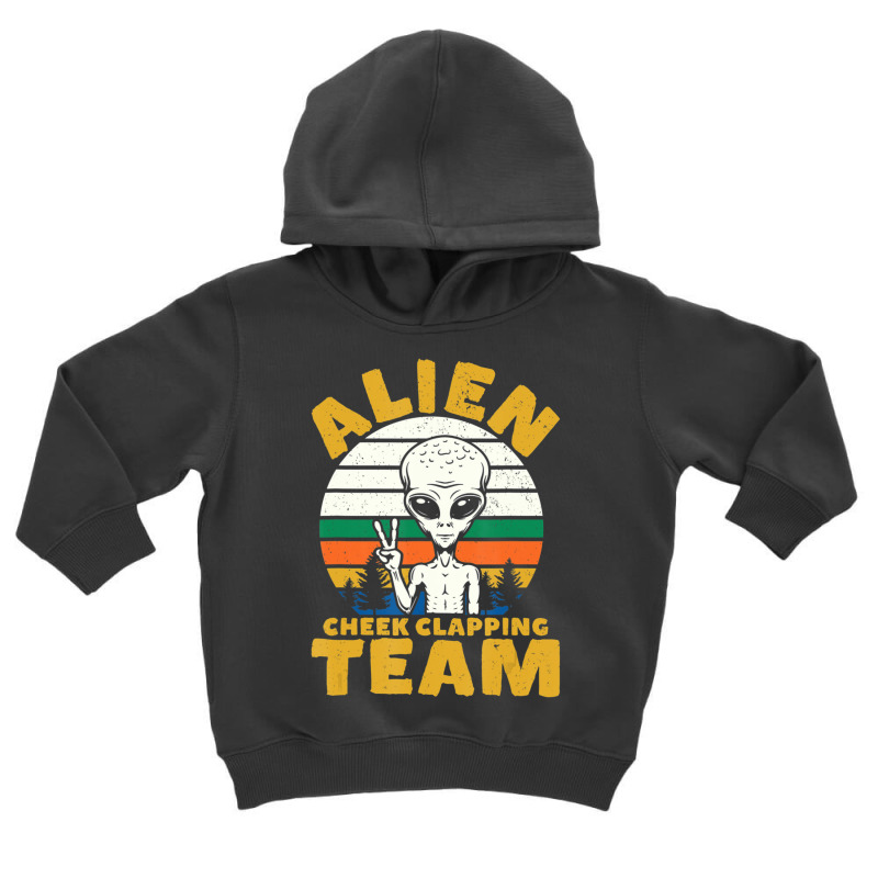 Storm Area 51 Alien Cheek Clapping Team Toddler Hoodie | Artistshot