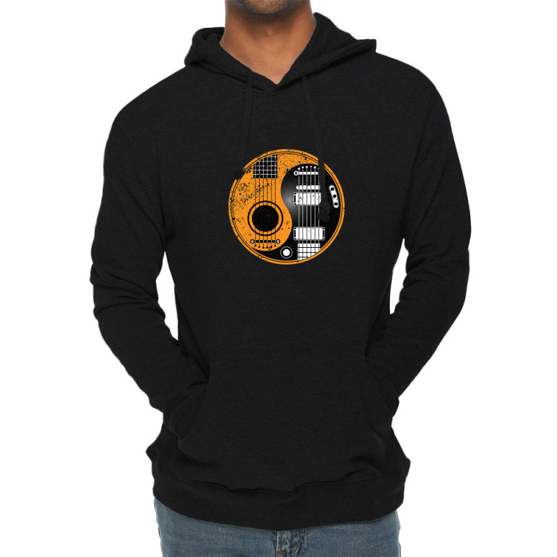 Ying Yang Guitar Gift Lightweight Hoodie | Artistshot