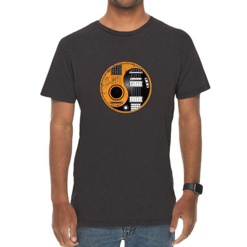 Ying Yang Guitar Gift Vintage T-shirt | Artistshot