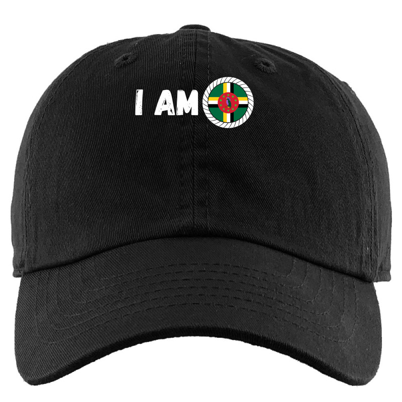 Half American Half Dominican Roots Usa Dominica Island Flag Long Sleev Kids Cap by cm-arts | Artistshot