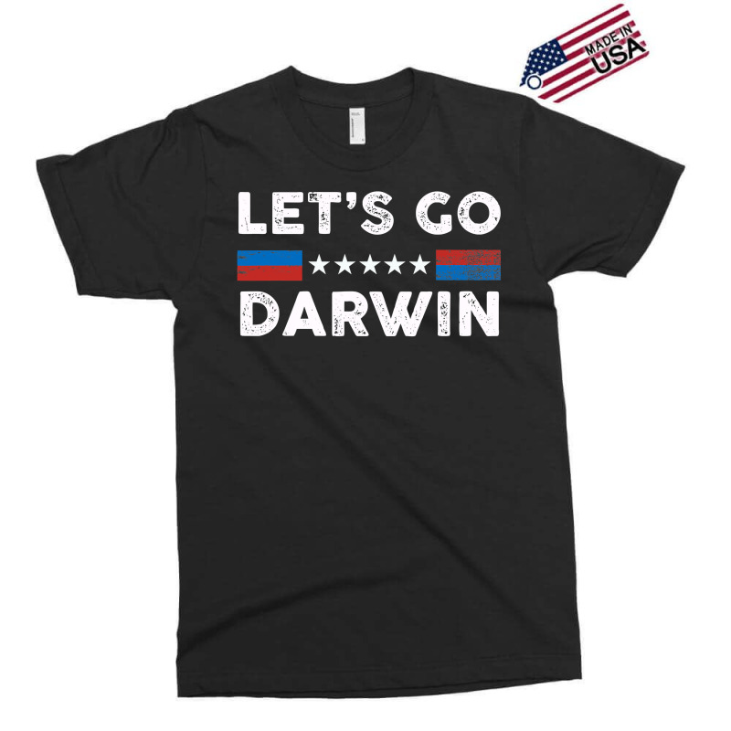 Lets Go Darwin Us Flag Vintage Exclusive T-shirt by cm-arts | Artistshot