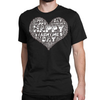 Happy Valentines Day Word Art Gift T  Shirt Happy Valentine's Day Word Classic T-shirt | Artistshot