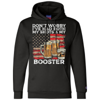 Vaccine Shot And Booster Drinking Humor Vaccination Champion Hoodie | Artistshot