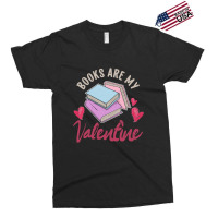 Books Are My Valentine Valentines Day Librarian Book Exclusive T-shirt | Artistshot