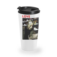 Love Crocs Hate Crocs Jason Travel Mug | Artistshot