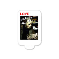 Love Crocs Hate Crocs Jason Sticker | Artistshot