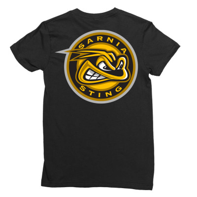Sarnia Sting Ladies Fitted T-shirt Designed By Ava Amey