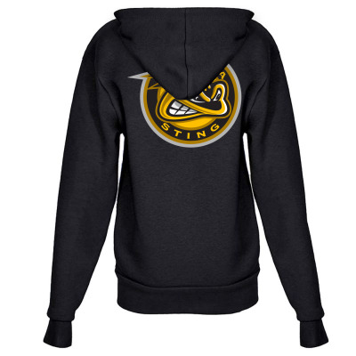 Sarnia Sting Youth Zipper Hoodie Designed By Ava Amey