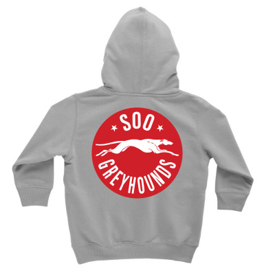 Sault Ste. Marie Greyhounds Toddler Hoodie Designed By Ava Amey