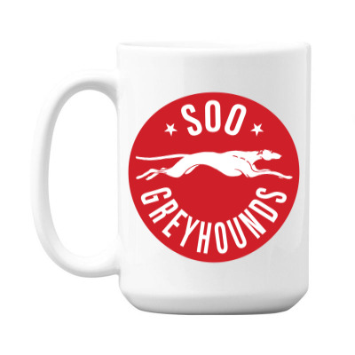 Sault Ste. Marie Greyhounds 15 Oz Coffee Mug Designed By Ava Amey