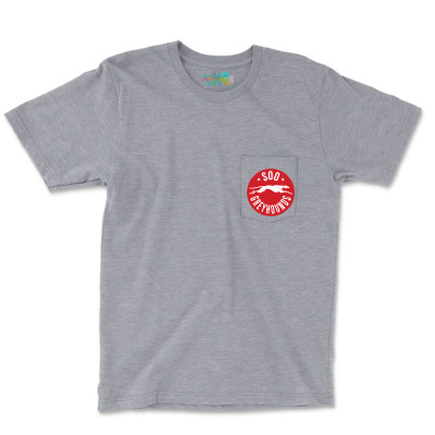 Sault Ste. Marie Greyhounds Pocket T-shirt Designed By Ava Amey