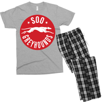 Sault Ste. Marie Greyhounds Men's T-shirt Pajama Set Designed By Ava Amey