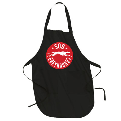 Sault Ste. Marie Greyhounds Full-length Apron Designed By Ava Amey
