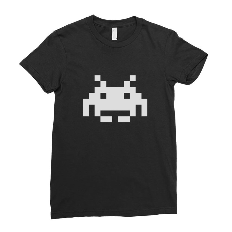 Space Invaders Ladies Fitted T-Shirt by WilmaMorgan | Artistshot