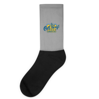 Edmonton Oil Kings Socks Designed By Ava Amey