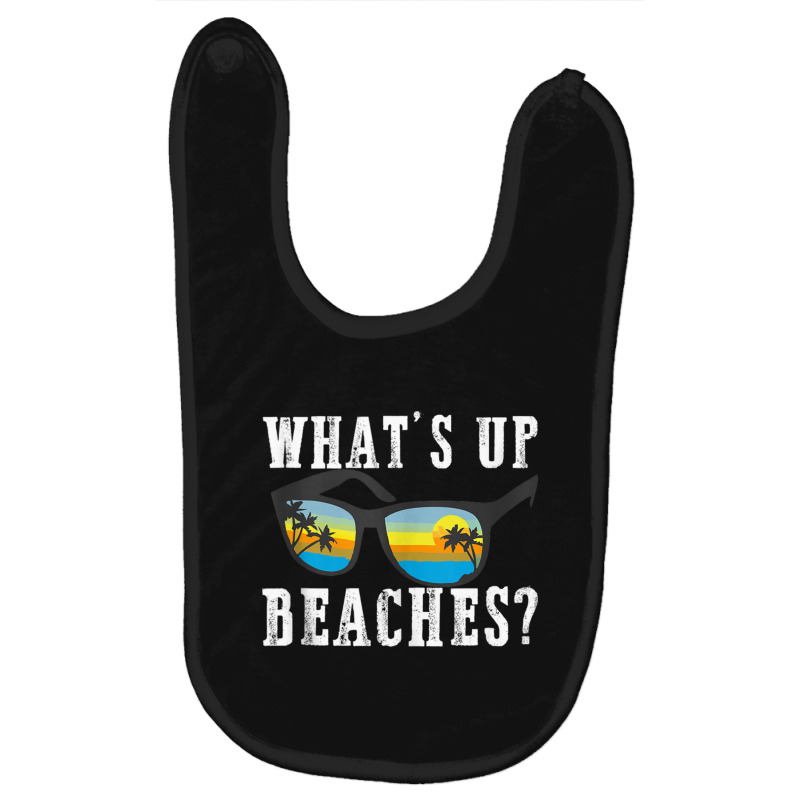 Whats Up Beaches Beach Family Vacation Matching Baby Bibs by cm-arts | Artistshot