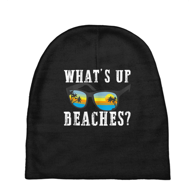 Whats Up Beaches Beach Family Vacation Matching Baby Beanies by cm-arts | Artistshot