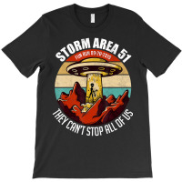 Storm Area 51 Alien Ufo Fun Run They Cant Stop Us T-shirt | Artistshot