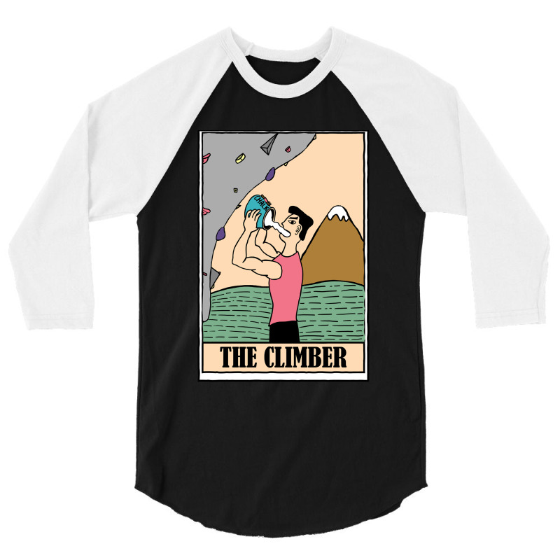 You Need Chalk Tarot Style The Climber Card 3/4 Sleeve Shirt | Artistshot