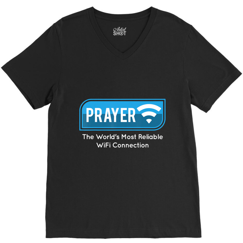 Christian Catholic Prayer Faith Pastor Men Women V-Neck Tee by cm-arts | Artistshot