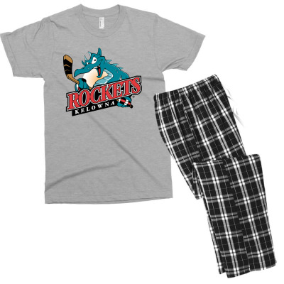 Kelowna Rockets Men's T-shirt Pajama Set Designed By Ava Amey