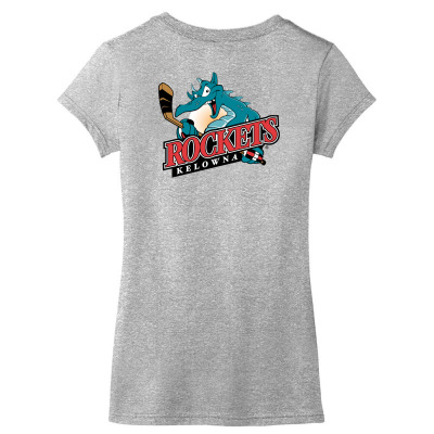Kelowna Rockets Women's V-neck T-shirt Designed By Ava Amey