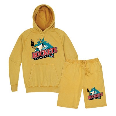 Kelowna Rockets Vintage Hoodie And Short Set Designed By Ava Amey
