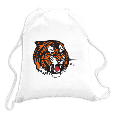 Medicine Hat Tigers Drawstring Bags Designed By Ava Amey