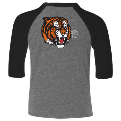 Medicine Hat Tigers Toddler 3/4 Sleeve Tee Designed By Ava Amey