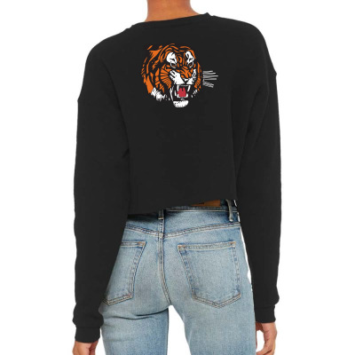 Medicine Hat Tigers Cropped Sweater Designed By Ava Amey