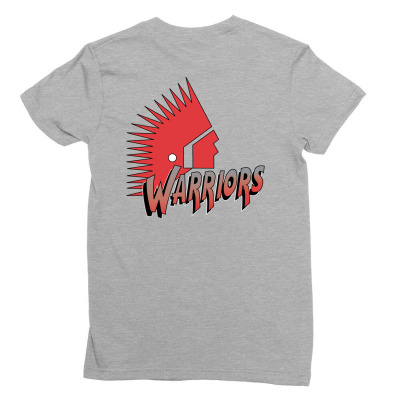 Moose Jaw Warriors Ladies Fitted T-shirt Designed By Ava Amey