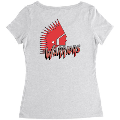 Moose Jaw Warriors Women's Triblend Scoop T-shirt Designed By Ava Amey