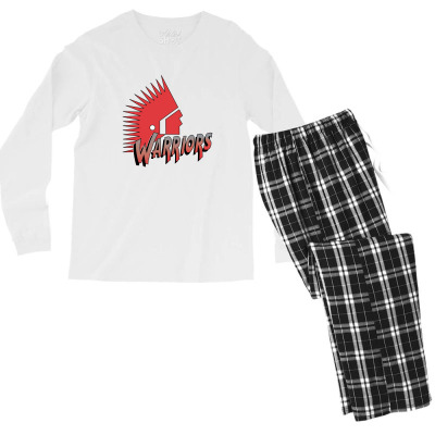 Moose Jaw Warriors Men's Long Sleeve Pajama Set Designed By Ava Amey
