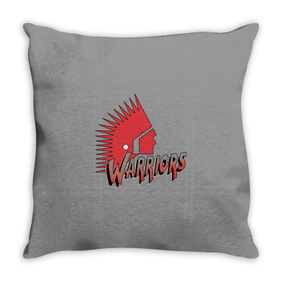Moose Jaw Warriors Throw Pillow Designed By Ava Amey