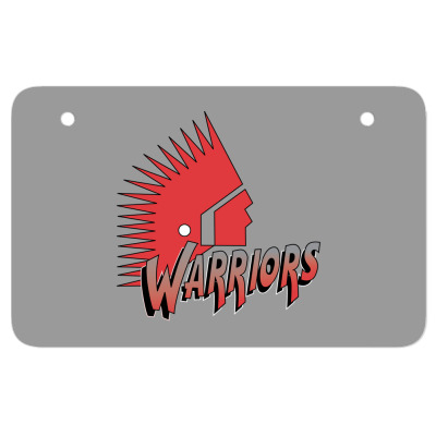 Moose Jaw Warriors Atv License Plate Designed By Ava Amey