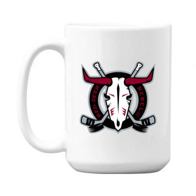 Red Deer Rebels 15 Oz Coffee Mug Designed By Ava Amey