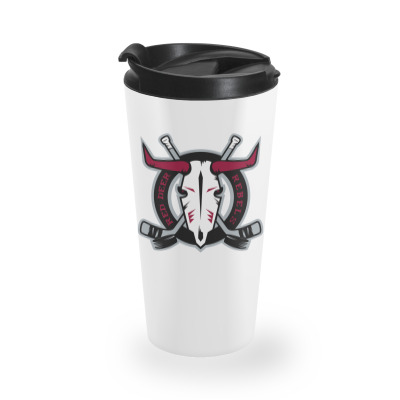 Red Deer Rebels Travel Mug Designed By Ava Amey