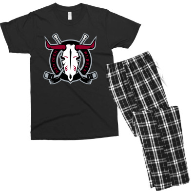 Red Deer Rebels Men's T-shirt Pajama Set Designed By Ava Amey
