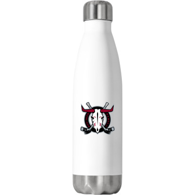 Red Deer Rebels Stainless Steel Water Bottle Designed By Ava Amey