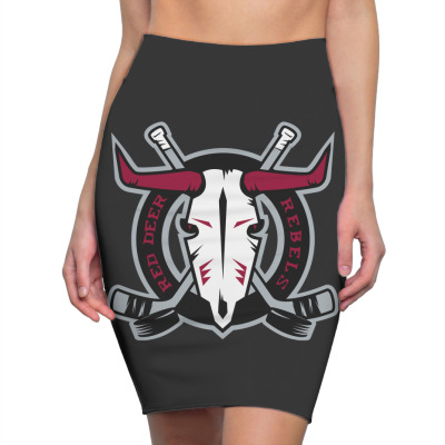 Red Deer Rebels Pencil Skirts Designed By Ava Amey