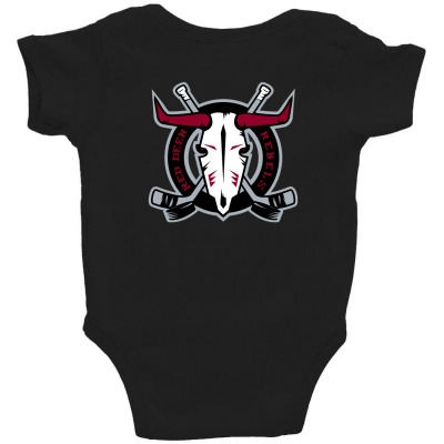 Red Deer Rebels Baby Bodysuit Designed By Ava Amey
