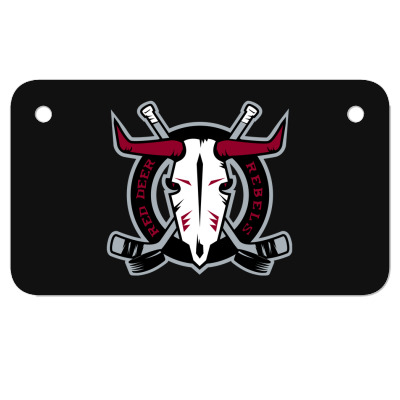 Red Deer Rebels Motorcycle License Plate Designed By Ava Amey